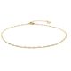 Happiness Boutique Női finom choker nyaklánc 18 karátos arannyal futtatva