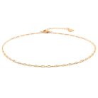 Happiness Boutique Női finom choker nyaklánc 18 karátos arannyal futtatva