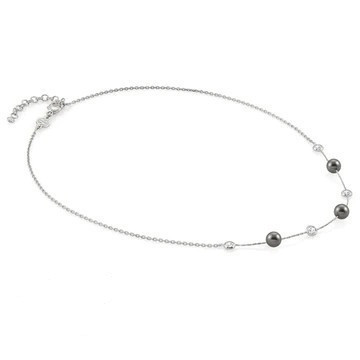 Nomination Bella Moonlight Collection Nyaklánc Swarovski Gyöngy és cirkónia 146606/013