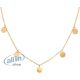a little something ®  Camden Necklace | Női érmelánc 18 karátos arannyal futtatva