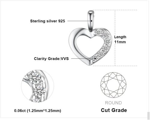 JewelryPalace ezüst medál + nyaklánc 925 Sterling ezüst  45cm