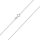 MATERIA  AG 925 ezüst lánc 1 mm – Női 100 cm   hosszú