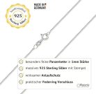 MATERIA  AG 925 ezüst lánc 1 mm – Női 100 cm   hosszú