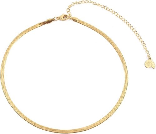 Happiness Boutique Arany színű halszálkás nyaklánc 