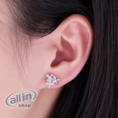 JewelryPalace Flowers fülbevaló 925 Sterling ezüst
