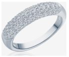 Rafaela Donata női gyűrű, ezüst és fehér cirkónia,52-es méret