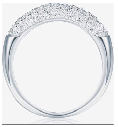 Rafaela Donata női gyűrű, ezüst és fehér cirkónia,52-es méret