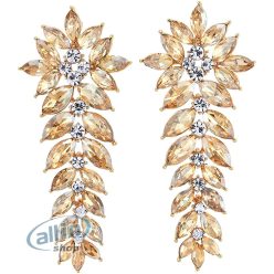   Radio Elnden Marquise kristály strassz szőlő függő hosszú fülbevaló parti bál