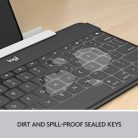 Logitech Keys-to-Go szupervékony hordozható Bluetooth-billentyűzet