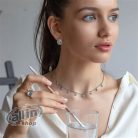 Mademoiselle Jolie Paris - kristálynyakék swarovski® kristályokkal 