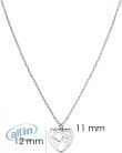 SOFIA MILANI - Női nyaklánc 925 ezüst - Globális Szív Világtérkép medál - 50268