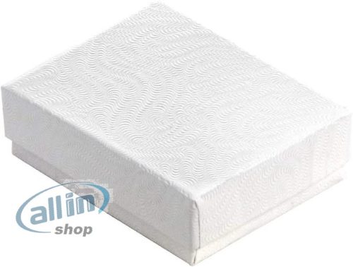 Diamond Sphere Sterling ezüst fehér lengyel Rohdium kivitelű kétsoros, kerek, csavart karikás fülbevaló