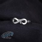 JewelryPalace Infinity Forever Love Cubic cirkónia gyűrű 925 Sterling ezüst-(57-es méret)