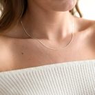 MATERIA  925 ezüst lánc nyaklánc 1 mm - Női nyaklánc ezüst(50 cm)