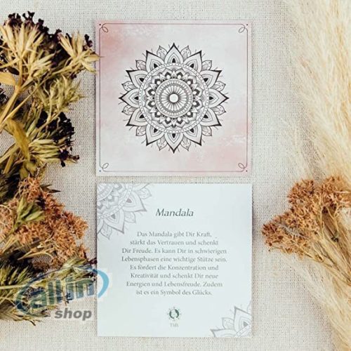 Tara rozsdamentes acél mandala nyaklánc jóga ékszer