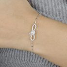 Morellato 925 silver cirkonia köves női  masnis karkötő SAHA07