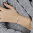 Morellato 925 silver cirkonia köves női  masnis karkötő SAHA07