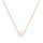 Happiness Boutique Minimál nyaklánc Rose Gold színben , szív  medállal, nikkel- és ólommentes