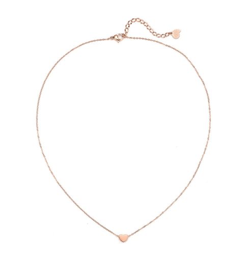Happiness Boutique Minimál nyaklánc Rose Gold színben , szív  medállal, nikkel- és ólommentes