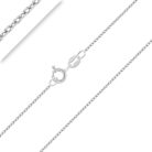 PLANETYS - Ródiumozott ezüst 925/1000 Lánc Diamond Forçat  1 mm 60- cm