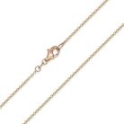Materia K53 rózsa arany horgonylánc  925 sterling ezüst, 1 mm-es ezüst  (40 cm)