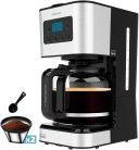 Cecotec Coffee 66 Smart Plus programozható csepegtető kávéfőző, 980 W, 12 kávékapacitás, ExtemAroma technológia és AutoClean funkció, rozsdamentes acél felület, LCD képernyő, 1,5 liter 1xHASZNÁLT