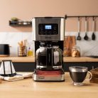 Cecotec Coffee 66 Smart Plus programozható csepegtető kávéfőző, 980 W, 12 kávékapacitás, ExtemAroma technológia és AutoClean funkció, rozsdamentes acél felület, LCD képernyő, 1,5 liter 1xHASZNÁLT