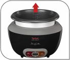 Tefal RK1568UK Cool Touch rizsfőző, (20 adag), 700 W, 1,8 liter, fekete - 1x használt Hiányos