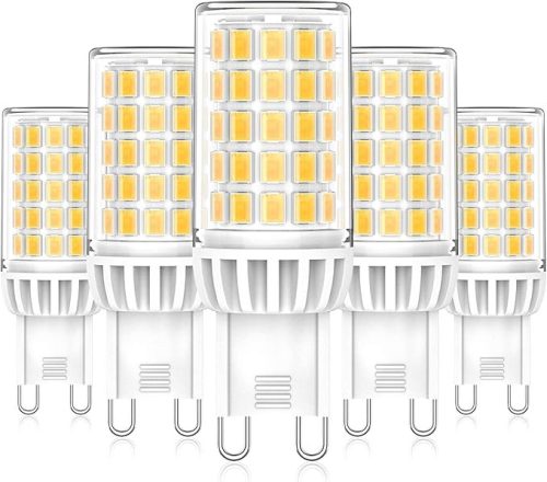 Eco.Luma G9 LED Izzó Dimmelhető – 6 W, Melegfehér 2700 K, Halogén Helyettesítő (5 db-os csomag)