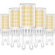 Eco.Luma G9 LED Izzó Dimmelhető – 6 W, Melegfehér 2700 K, Halogén Helyettesítő (5 db-os csomag)