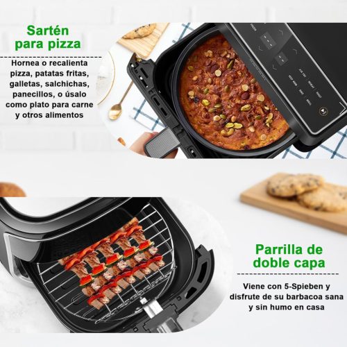 23 cm-es légkeveréses fritőz tartozékok(4db-os)