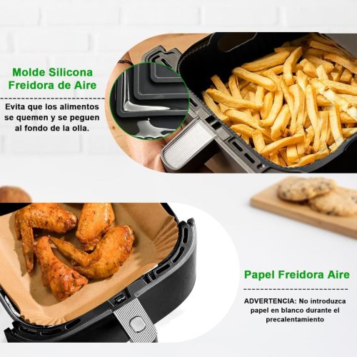 23 cm-es légkeveréses fritőz tartozékok(4db-os)