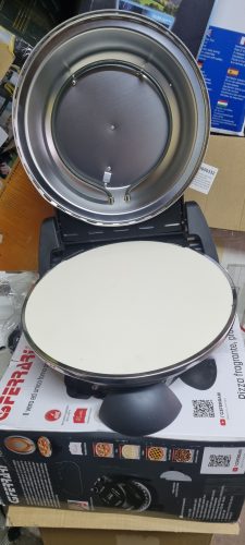 G3 Ferrari Delizia Pizzasütő tűzálló kőből készült sütőfelülettel, 390 ° C-ig terjedő hőszabályozóval, időzítő hangjelzéssel