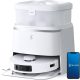 ECOVACS DEEBOT T30 PRO Omni Porszívó Robot Felmosó Funkcióval, TrueEdge Felmosóval, Zero Tangle Kefével, 11,000 PA Szívóerő Forró Vizessel és Intelligens Újramosással, Ezüst Szín DDX14