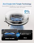 ECOVACS DEEBOT T30 PRO Omni Porszívó Robot Felmosó Funkcióval, TrueEdge Felmosóval, Zero Tangle Kefével, 11,000 PA Szívóerő Forró Vizessel és Intelligens Újramosással, Ezüst Szín DDX14