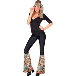   Widmann - Hippi szett a 60-as/70-es évek fejpánttal és lábmelegítőkkel Hippie Reggae Flower Power
