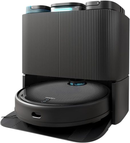 Cecotec Conga 11090 Spin Revolution robotporszívó és felmosó- Önürítő állomás, felmosás és szárítás, ultrahangos lézeres navigáció, 5000 Pa szívómotor 