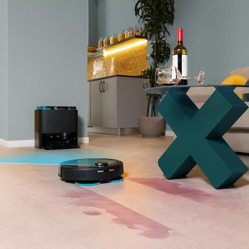 Cecotec Conga 11090 Spin Revolution robotporszívó és felmosó- Önürítő állomás, felmosás és szárítás, ultrahangos lézeres navigáció, 5000 Pa szívómotor 