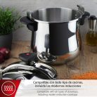 Gyorsfőző kukta, Magefesa, Rozsdamentes acél, 18/10, 6L