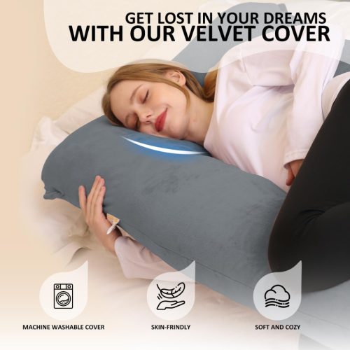 Chilling Home kismamapárna, U alakú oldalfekvő párna huzattal