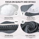 Chilling Home kismamapárna, U alakú oldalfekvő párna huzattal