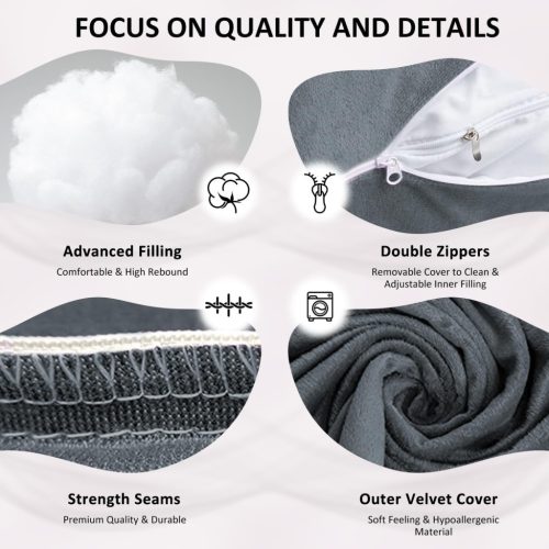 Chilling Home kismamapárna, U alakú oldalfekvő párna huzattal