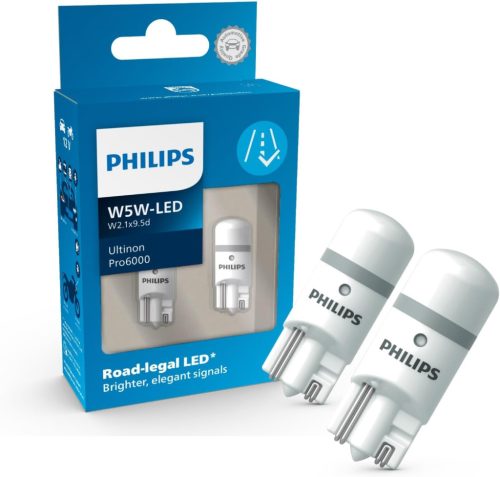 Philips Ultinon Pro6000 W5W T10 LED autós jelzőfény izzó