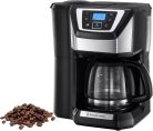 Russell Hobbs Victory (Chester) 22000-56 Grind & Brew darálós Kávéfőző, 1025 W, 1.25 l, 12 csészeadag, Fekete/Ezüstszürke