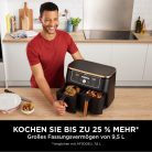 Ninja Foodi MAX kétzónás [AF400EUCP] forrólevegős fritőz,, 2 nagy fritőzrekesz, 6 funkció,, 9,5 liter, réz/fekete 