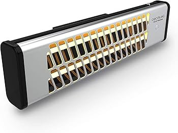Cecotec Ready Warm 7000 Quartz Bath elektromos halogén  fali radiátor 1200 W /IP24- 10m²-szürke