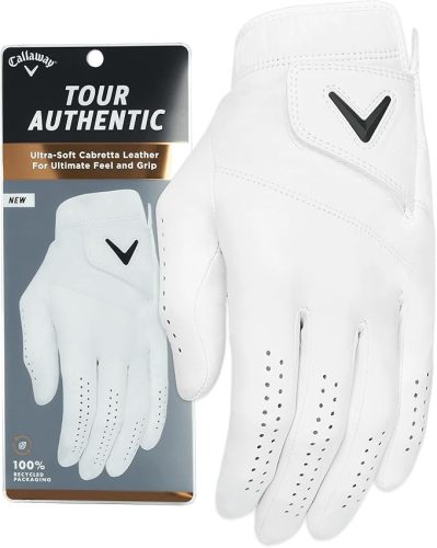 Callaway Tour Authentic férfi golfkesztyű (2022), fehér, M/L méret