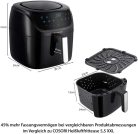 Russell Hobbs SatisFry 27170-56 forrólevegős fritőz XXL 8L Rapid AirFryer kompakt ház 7 főzési funkció 10 program,grillezés, sütés, pirítás