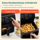 COSORI Airfryer, 6,2 literes légkeveréses fritőz betekintőablakkal és rázási emlékeztetővel, 12 az 1-ben