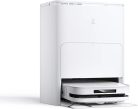 ECOVACS DEEBOT X5 Omni, Robotporszívó állomással, 12800Pa, ZeroTangle, TruEdge Adaptív Nedves Tisztítás, Mosás 70°C-os forró vízben, 15 mm-es emelőpárnák, Fehér